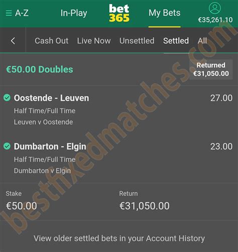 Best Fixed Matches .